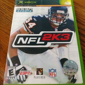 Xbox live nfl 2k3 game